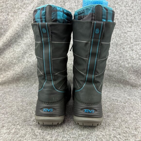 ✅Womens 10 Teva Jordanelle Black Winter Boots Waterproof Thinsulate Insulation - Picture 8 of 13